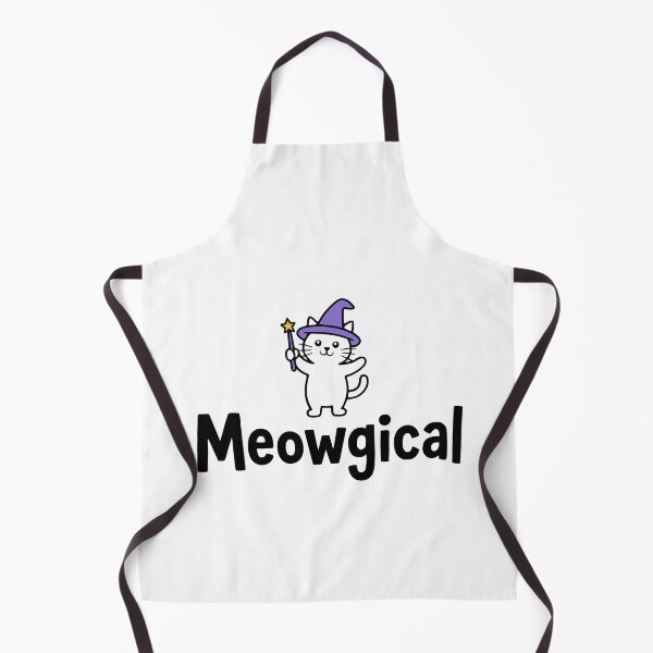 Item preview, Meowgical! Cute Wizard Cat Pun designed and sold by PMCreative.