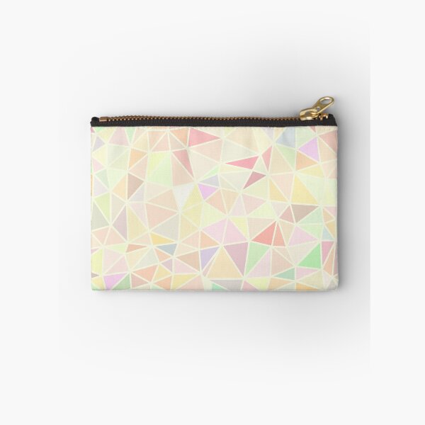 Item preview, Polygonal shining colorful background base on tringles. Modern geometrical abstract seamless pattern designed and sold by Tae Mi.