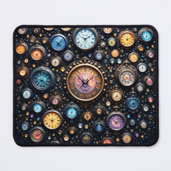 Item preview, Steampunk Clock Wall – Vintage Timepiece Collection Art designed and sold by Mama's Storeroom.