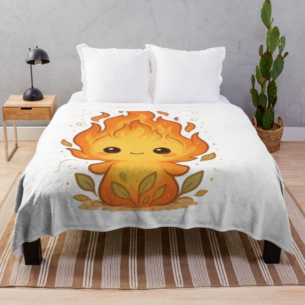 Item preview, Cute Flame Spirit – Kawaii Fire Elemental Character designed and sold by TeeMoods.