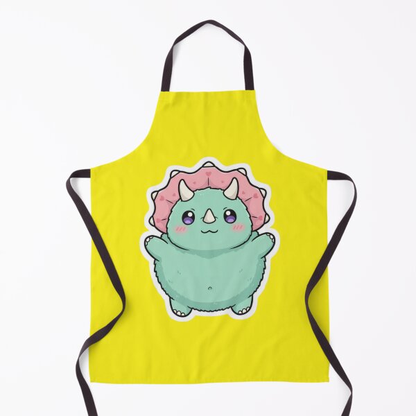 Item preview, Fluffy Cute Baby Triceratops Dinosaur Hug Me Adorable Kawaii Art designed and sold by bvdesignart.