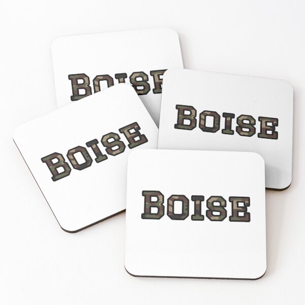 Item preview, Boise Camo Typography – Rugged Military Style Design designed and sold by Long Family Gifts.