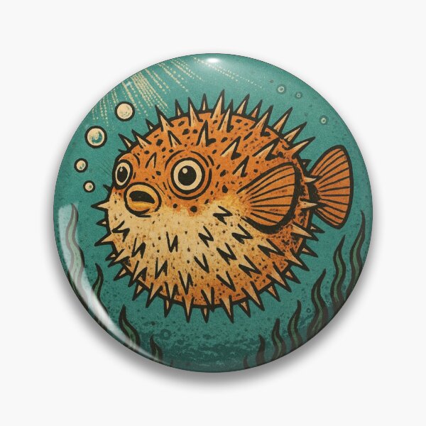 Item preview, Cute Pufferfish designed and sold by FamiliarPufferfish.