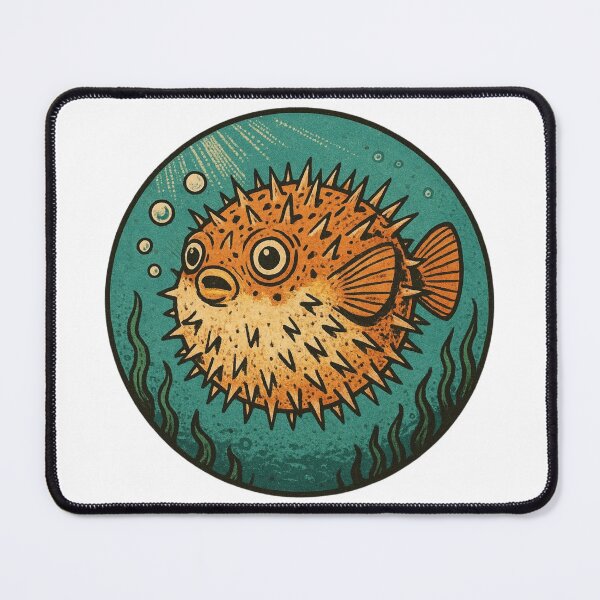 Item preview, Cute Pufferfish designed and sold by FamiliarPufferfish.
