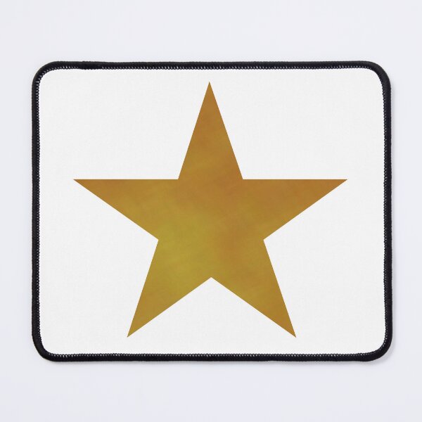 Item preview, Golden Star on white designed and sold by CreaTwinkles.