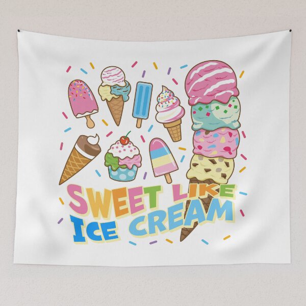 Item preview, Melting Summer Parade – Colorful Ice Cream Illustration designed and sold by AckeeWolf.