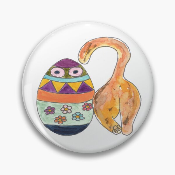 Item preview, Cat & Easter-Egg, Katze & Osterei designed and sold by Anke‘s Bazaar.