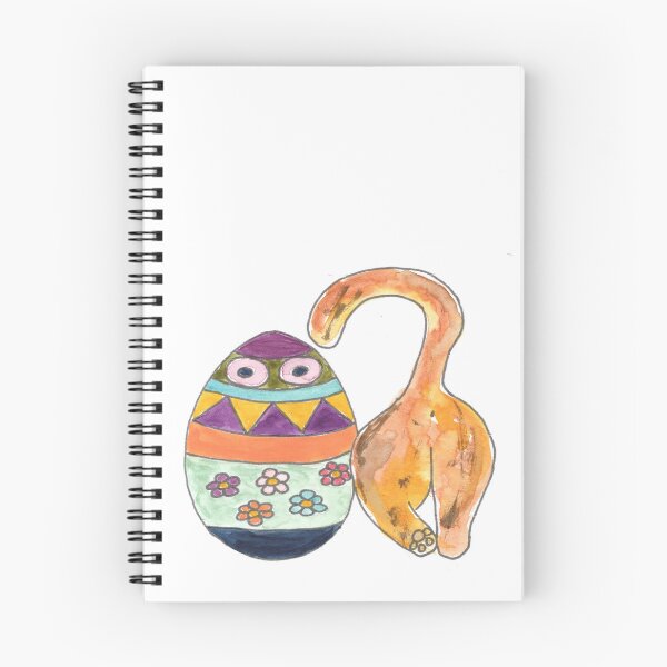 Item preview, Cat & Easter-Egg, Katze & Osterei designed and sold by Anke‘s Bazaar.