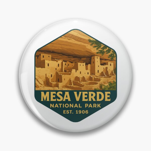Item preview, Mesa Verde National Park Colorado Retro Sticker designed and sold by Ismeal Von.