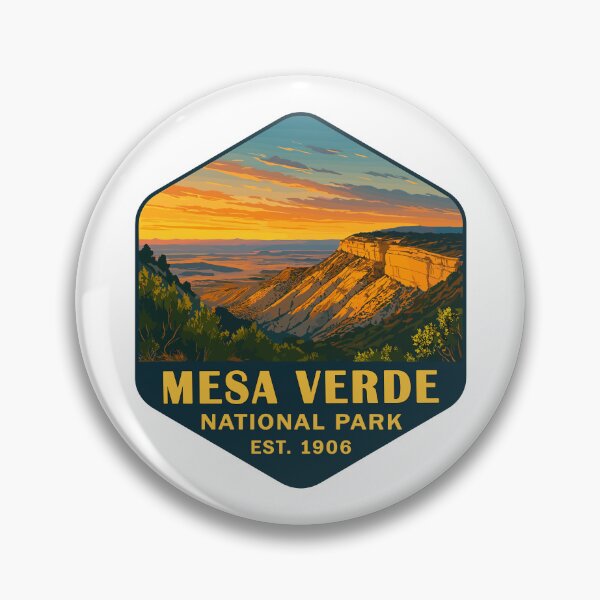 Item preview, Mesa Verde National Park Colorado Retro Sticker designed and sold by Ismeal Von.