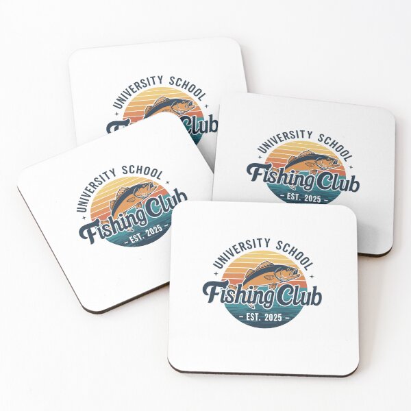 Item preview, Vintage Marlin Fishing Club Emblem — University School Sport Fishing Design designed and sold by Colorful-Garden.