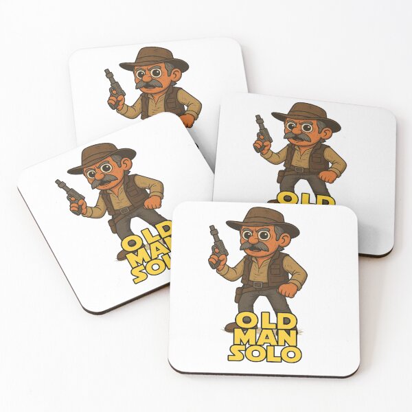 Item preview, Old Man Solo designed and sold by Black Market Outpost.