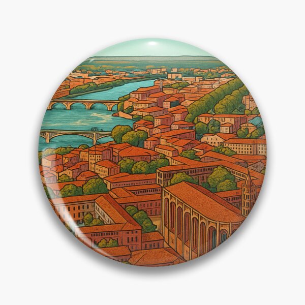 Item preview, Toulouse city poster designed and sold by Findmeifyoucan.