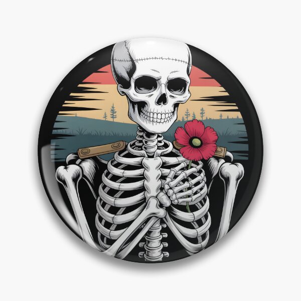 Item preview, Remember Them - Poppy Skeleton Tribute designed and sold by DarylWelsh2024.
