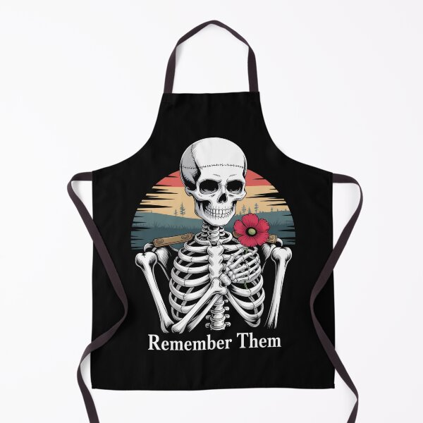 Item preview, Remember Them - Poppy Skeleton Tribute designed and sold by DarylWelsh2024.