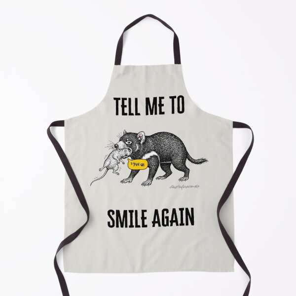 Item preview, Tell Me to Smile Again | Tasmanian Devil Eating a Rat designed and sold by QuirkyGuacamole.