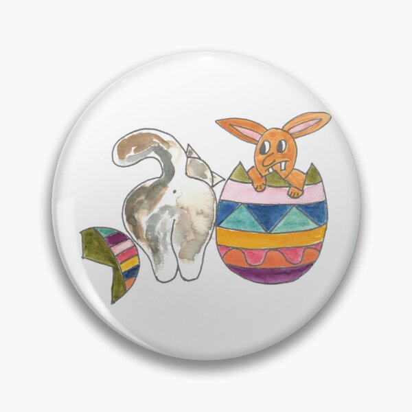 Item preview, Cat & Easter-Egg, Katze & Osterei designed and sold by Anke‘s Bazaar.