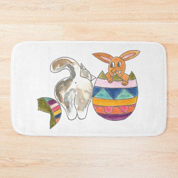 Item preview, Cat & Easter-Egg, Katze & Osterei designed and sold by Anke‘s Bazaar.