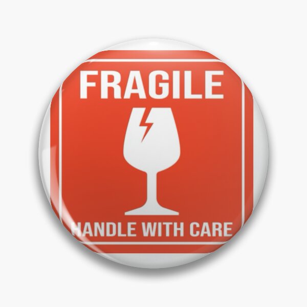 Item preview, Fragile Handle with Care Red logo designed and sold by UmaCreatesThings.