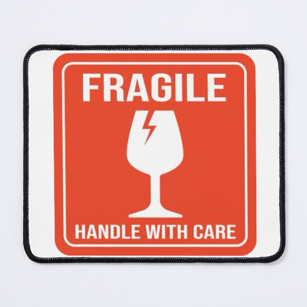 Item preview, Fragile Handle with Care Red logo designed and sold by UmaCreatesThings.