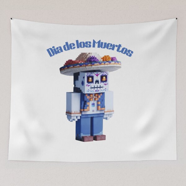 Item preview, Dia de los Muertos (Minecraft style) designed and sold by toriodesigns.