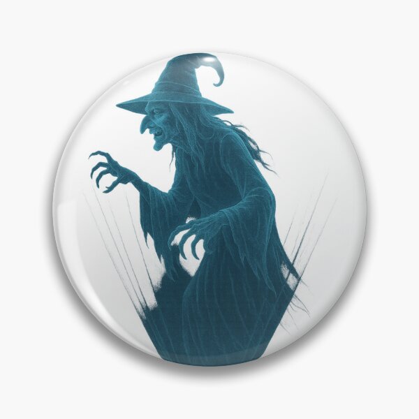 Item preview, Holographic Witch – 3D Neon Halloween Magic designed and sold by ceksdesign.