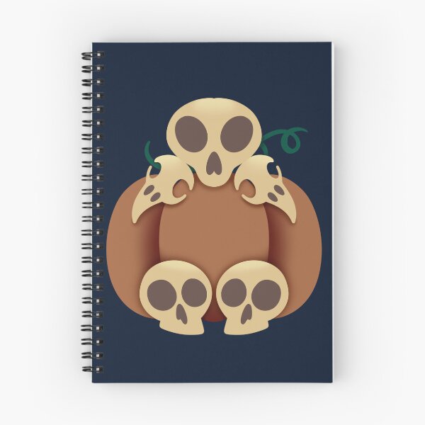 Item preview, Skulls & Pumpkin designed and sold by PolacaDoodles.