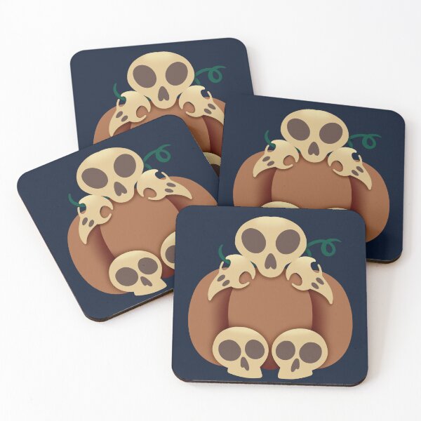 Item preview, Skulls & Pumpkin designed and sold by PolacaDoodles.