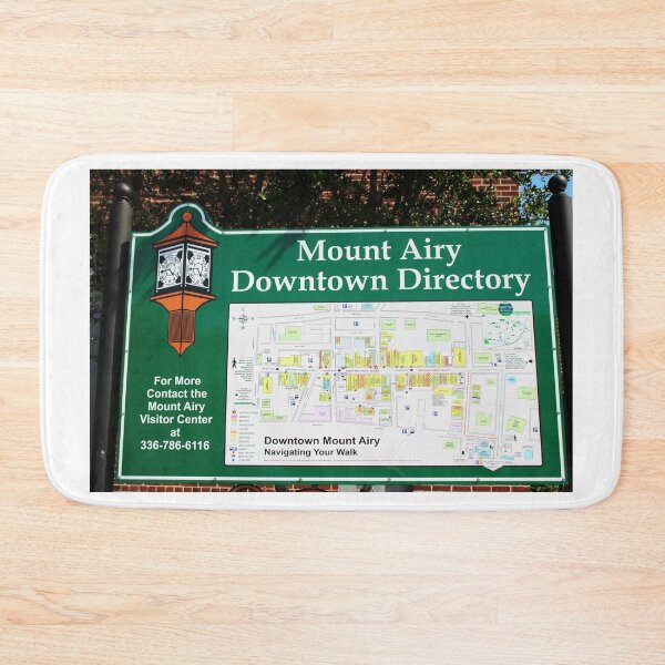 Item preview, Mount Airy Downtown Map designed and sold by Cynthia48.