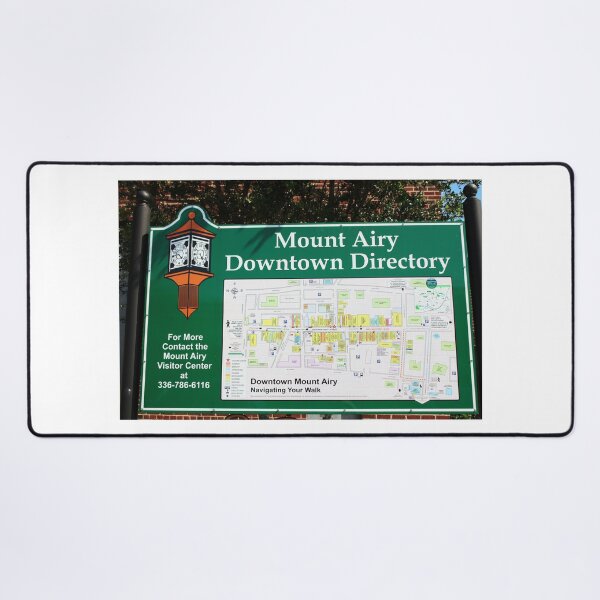Item preview, Mount Airy Downtown Map designed and sold by Cynthia48.