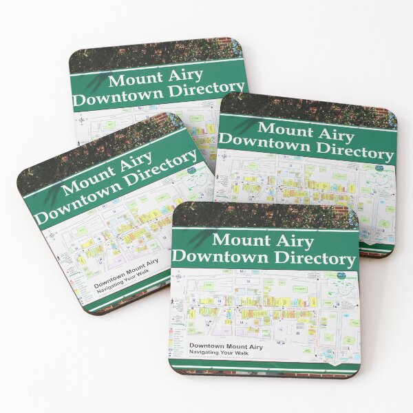 Item preview, Mount Airy Downtown Map designed and sold by Cynthia48.