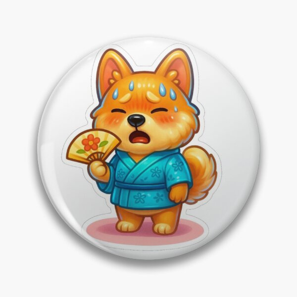 Item preview, Kungfu Training Dog Sticker designed and sold by PixeloraFinds.