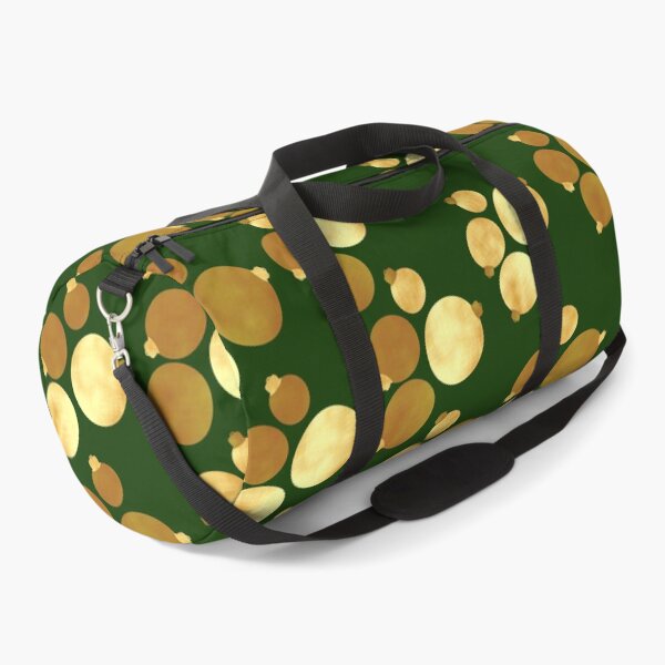 Item preview, Christmas baubles gold on green designed and sold by CreaTwinkles.