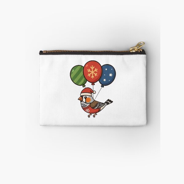Item preview, Funny Zebra Finch Merry Christmas Animal Lover Xmas Boys Girls Kids designed and sold by FurryHavenPH.