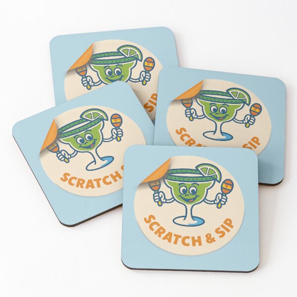 Item preview, Scratch & Sip 80’s retro inspired adult stickers designed and sold by Chrischavers.