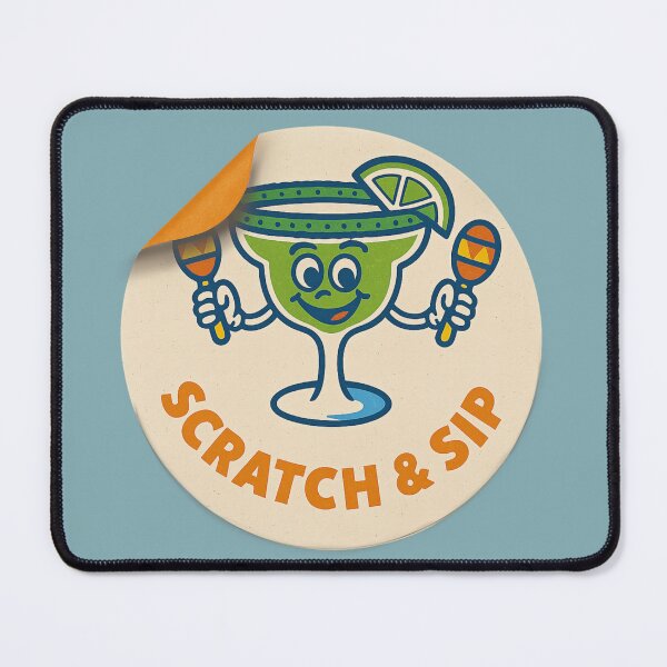 Item preview, Scratch & Sip 80’s retro inspired adult stickers designed and sold by Chrischavers.
