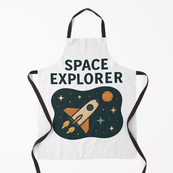 Item preview, Space Explorer Rocket Cartoon Design for Kids and Dreamers. designed and sold by The-T-In-Retro.