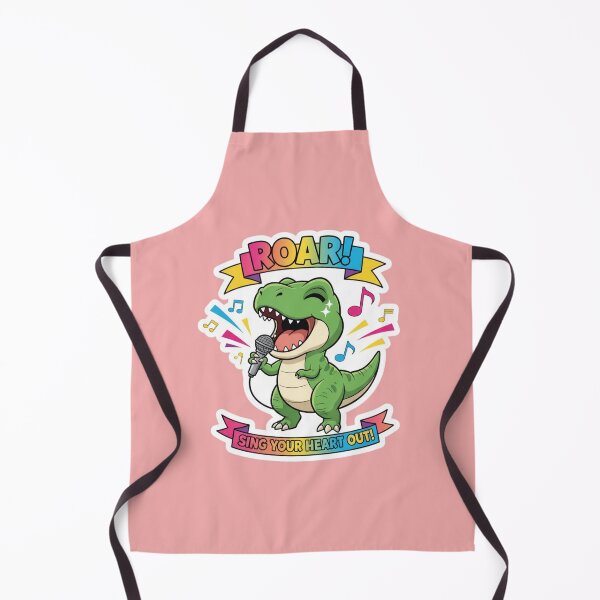 Item preview, Roar Sing Your Heart Out Funny Dinosaur Karaoke Music Lover Gift designed and sold by bvdesignart.