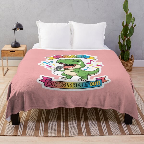 Item preview, Roar Sing Your Heart Out Funny Dinosaur Karaoke Music Lover Gift designed and sold by bvdesignart.