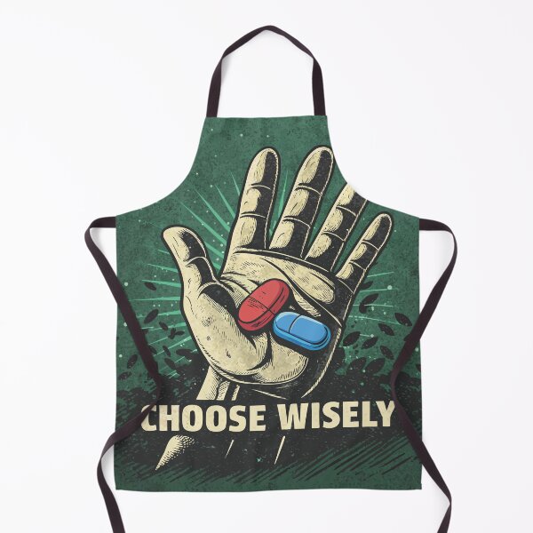 Item preview, Choose Wisely Red Blue Pills Decision Philosophy Retro Vintage designed and sold by charlypicazo.