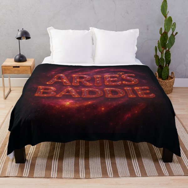 Item preview, Aries Baddie Cosmic Glow – 3D Celestial Zodiac Design designed and sold by Embrace Tall.