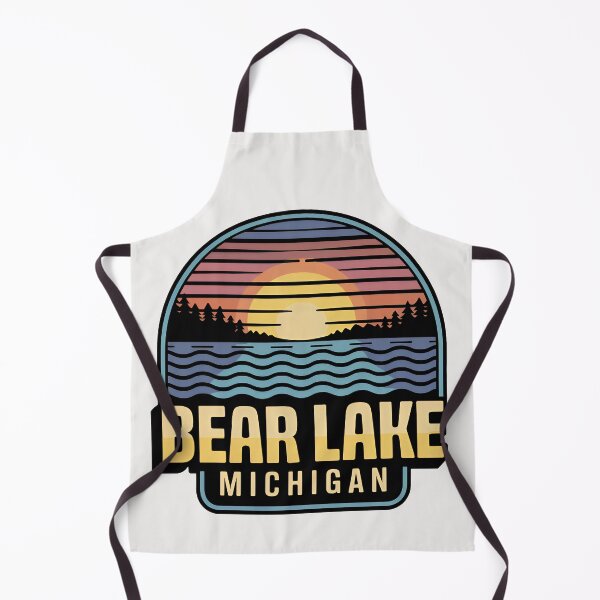 Item preview, Bear Lake, Michigan Retro Sunset designed and sold by TheOldMittenIllustrated.