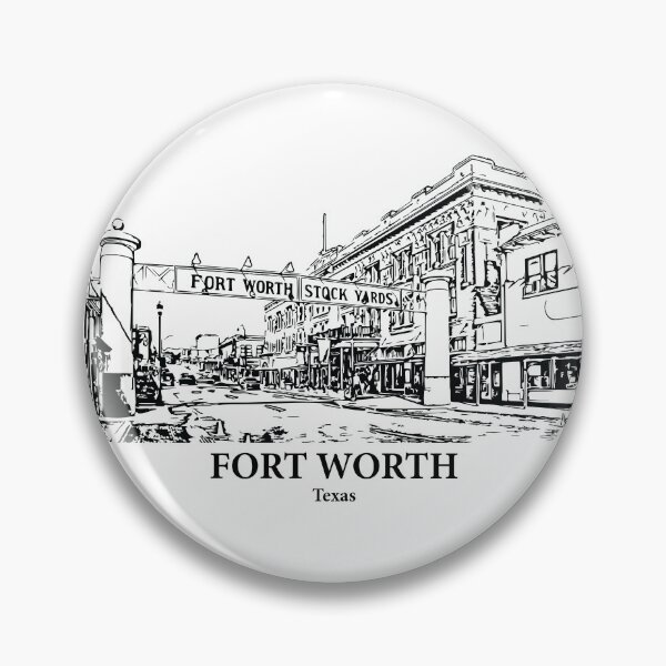 Artikelvorschau, Fort Worth - Texas entworfen und verkauft von Lakeric Cityscapes.
