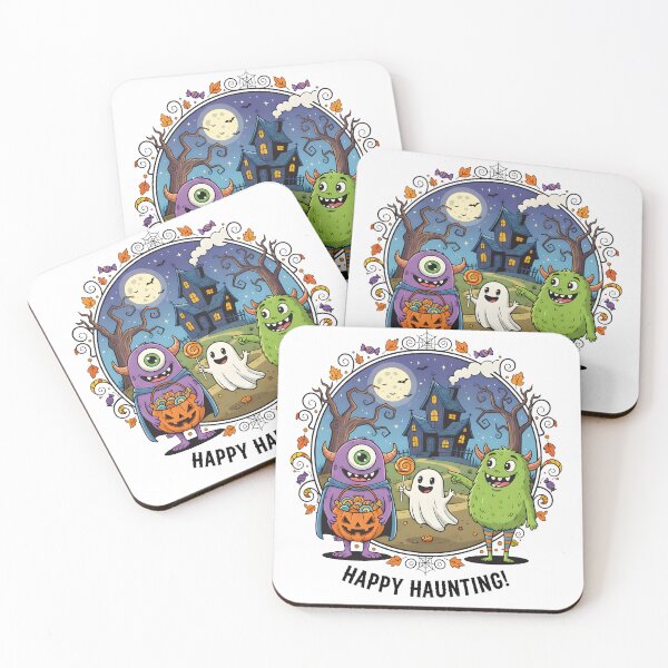 Item preview, Diseño divertido de Halloween con monstruos y fantasmas designed and sold by NewYorkColours.