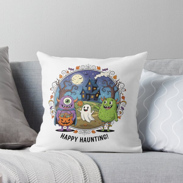 Artikelvorschau, Lustiges Monster- und Geister-Halloween-Design entworfen und verkauft von NewYorkColours.