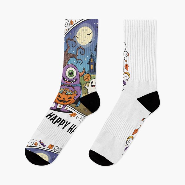 Item preview, Funny Monsters and Ghost Halloween Design designed and sold by NewYorkColours.