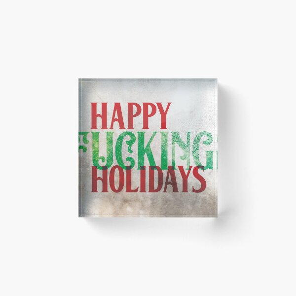 Item preview, Happy F**king Holidays designed and sold by PosterDevilCo.