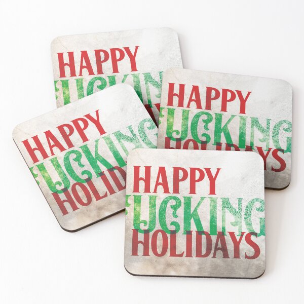 Item preview, Happy F**king Holidays designed and sold by PosterDevilCo.