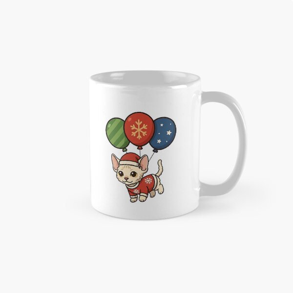 Item preview, Funny Cornish Rex Cat Merry Christmas Animal Lover Xmas Mom Dad Kids designed and sold by FurryHavenPH.