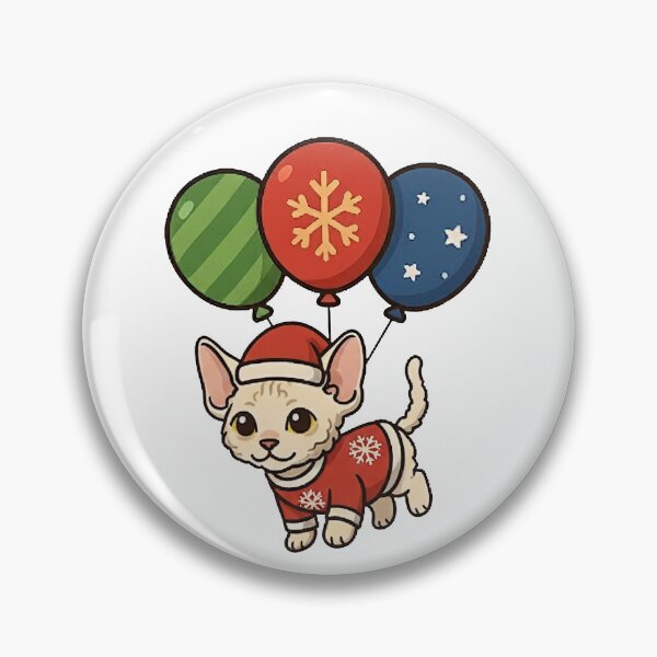 Item preview, Funny Cornish Rex Cat Merry Christmas Animal Lover Xmas Mom Dad Kids designed and sold by FurryHavenPH.